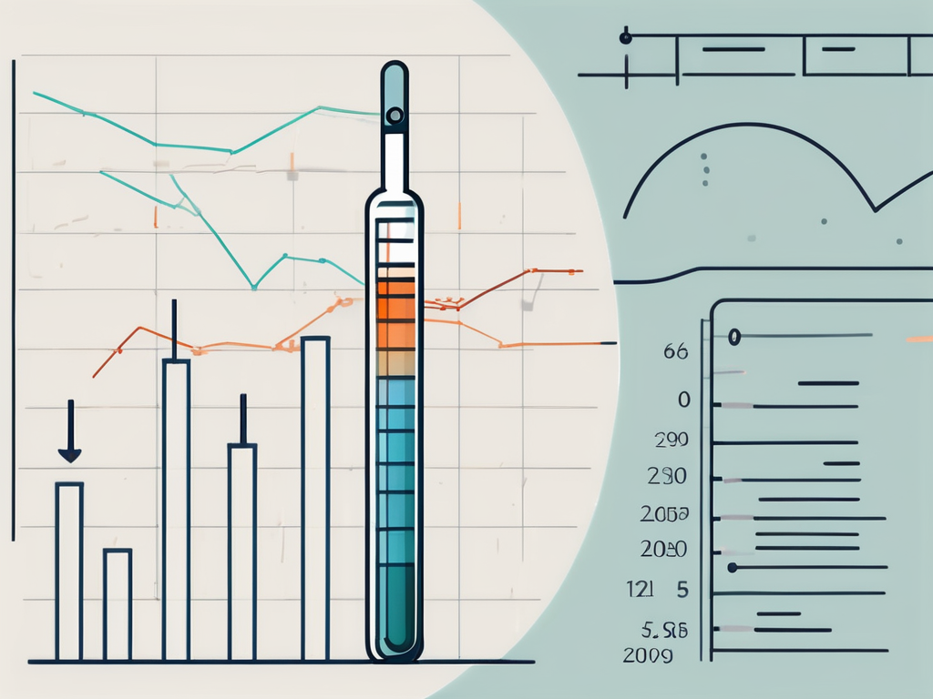 A syringe next to a chart or graph that visually represents different age groups