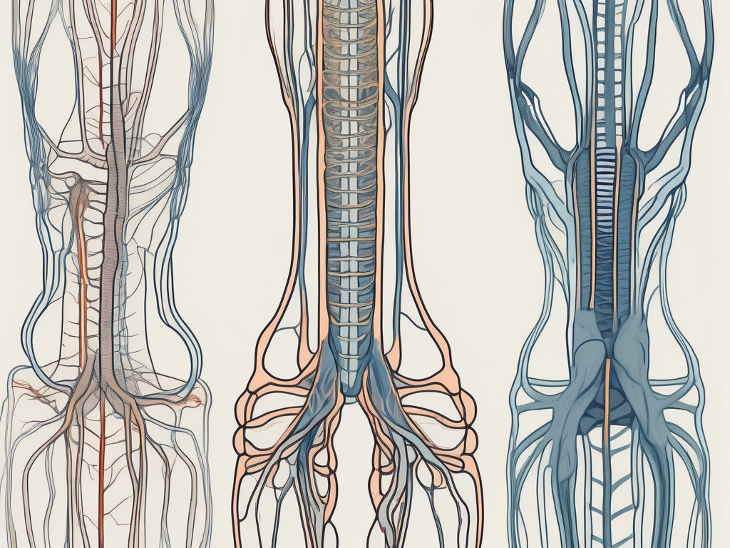 The human nervous system focusing on the vagus and auricular nerves