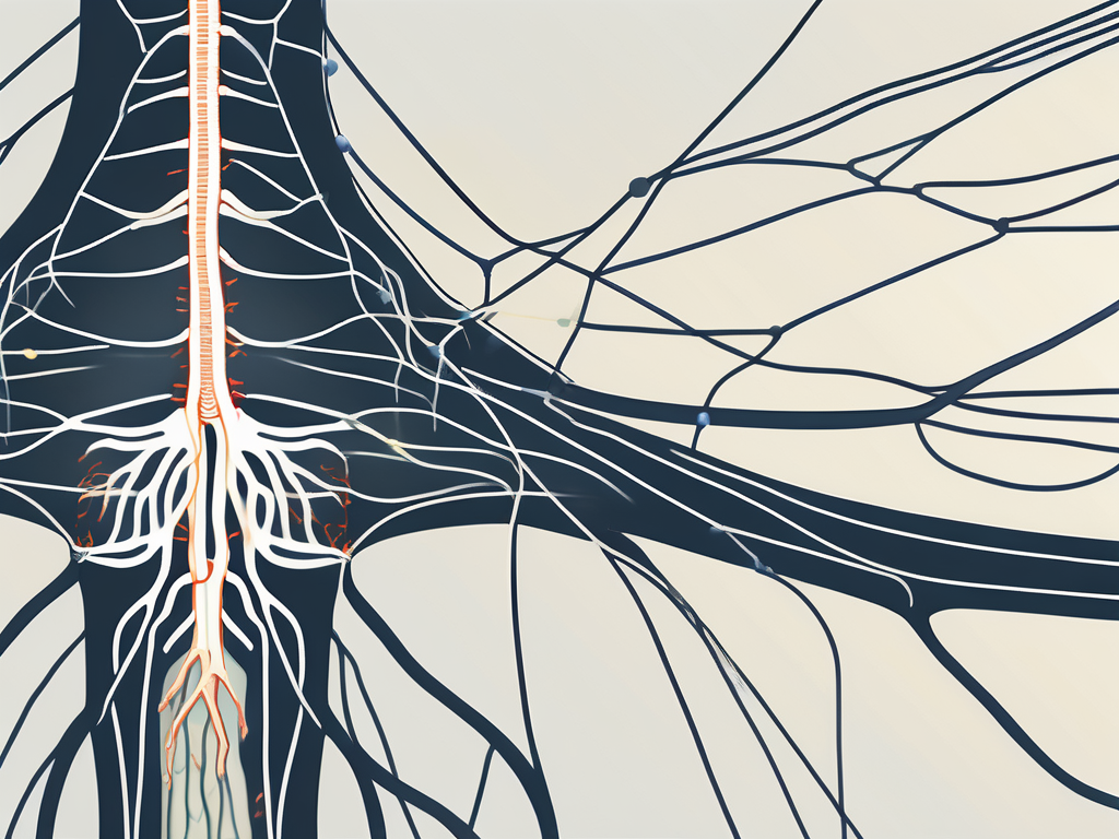 The human nervous system highlighting the vasovagal and abducens nerves